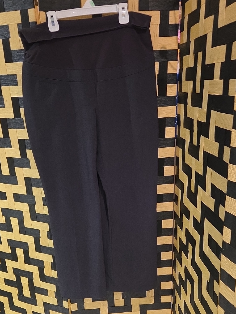 Thyme Maternity Black Wide-Leg Maternity Pants